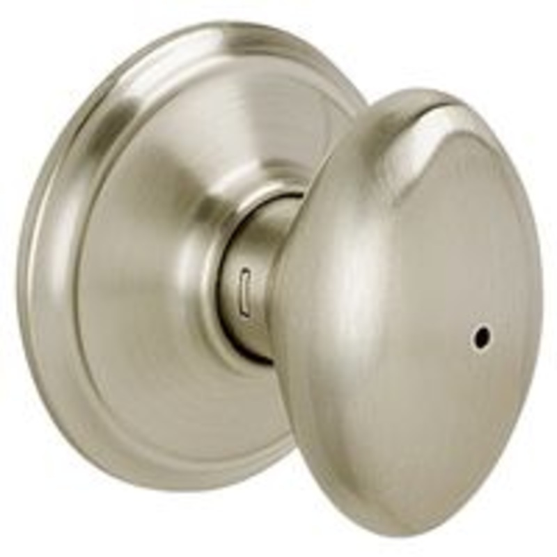 Siena Privacy Satin Nickel Lockset