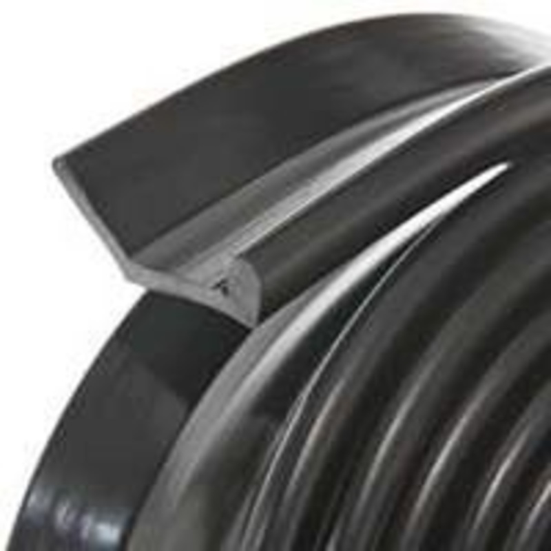 16 Black Garage Door Bottom Weatherstripping (3.5 lbs)