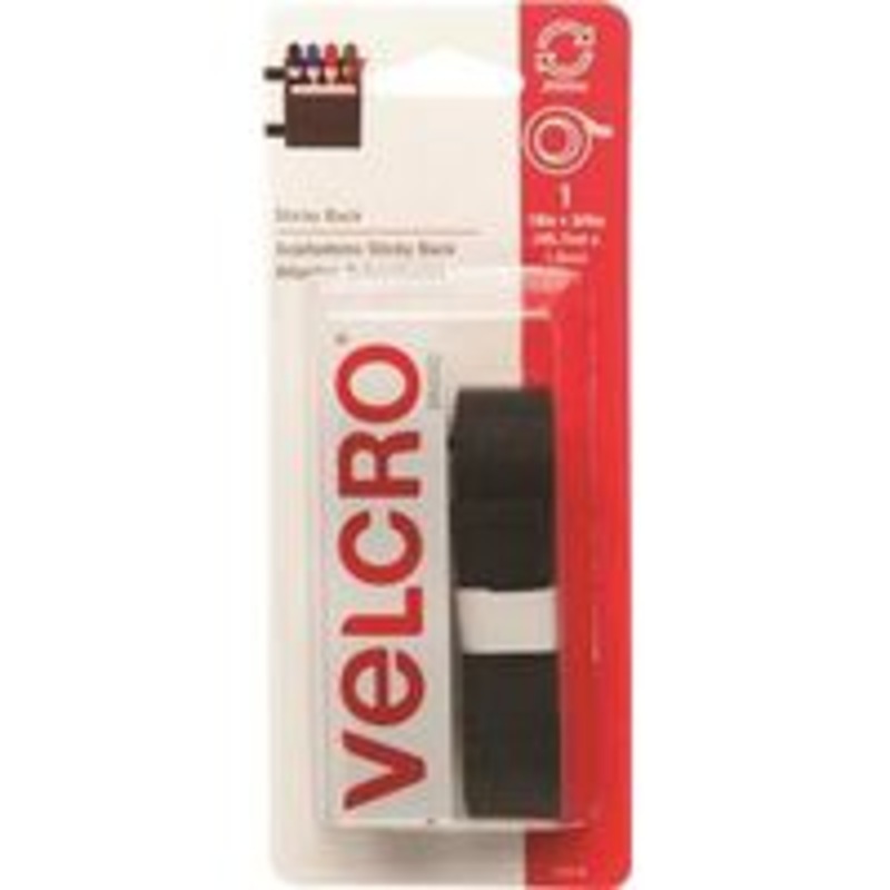 18 x 3/4 Black Velcro Tape