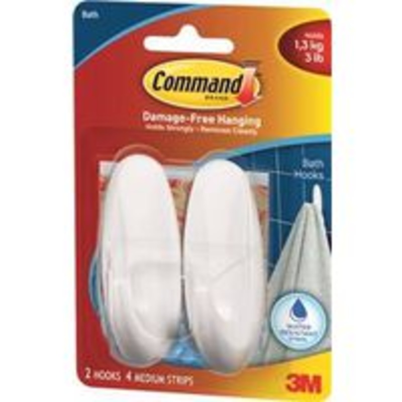 2 Count Med Bath Hooks
