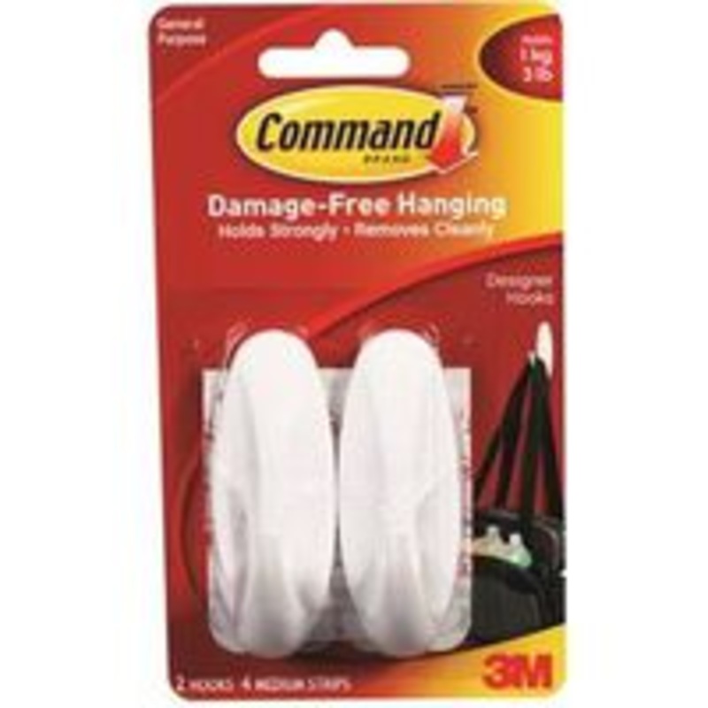 2 Count Medium Hook and Strip
