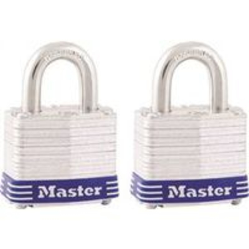 2-Pack 1.5-Inch Laminate Padlock