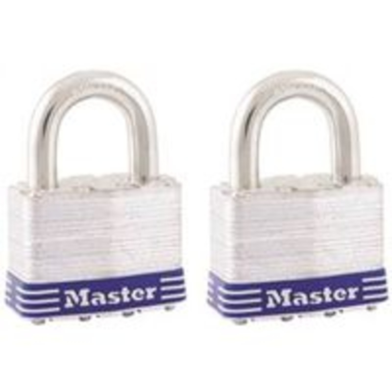 2-Pack 2 Laminated Steel Padlock (1.7 lbs)