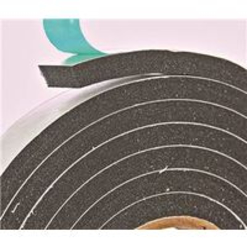 3/4 x 5/16 Black Sponge Tape