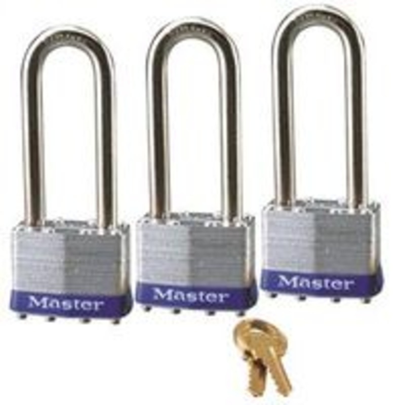 3-Pack 1-3/4 Padlocks (1.83 lbs)