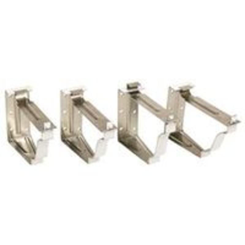 4-Pack 5 White Fascia Bracket