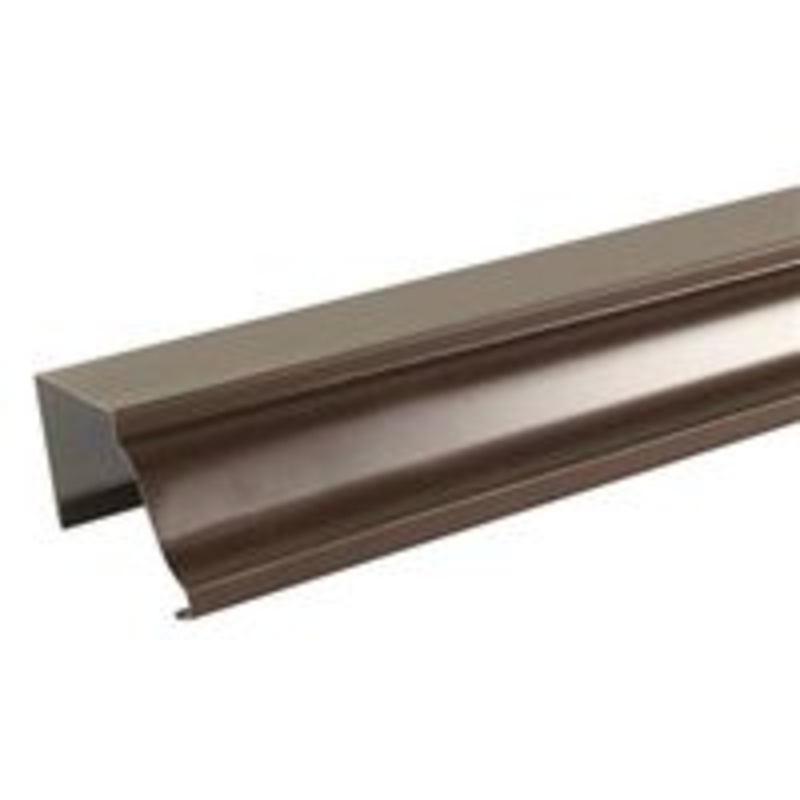 5 x 10′ Brown Aluminum Gutter (2.44 lbs)