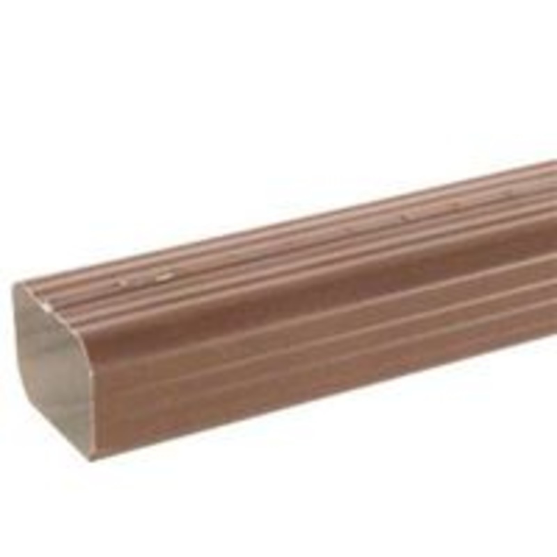 2 x 3 Brown Aluminum Downspout (1.69 lbs)