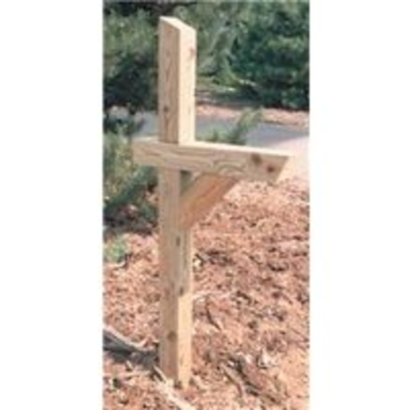 4 x 4 x 72 Pressure-Treated Mailbox Post (17 lbs)