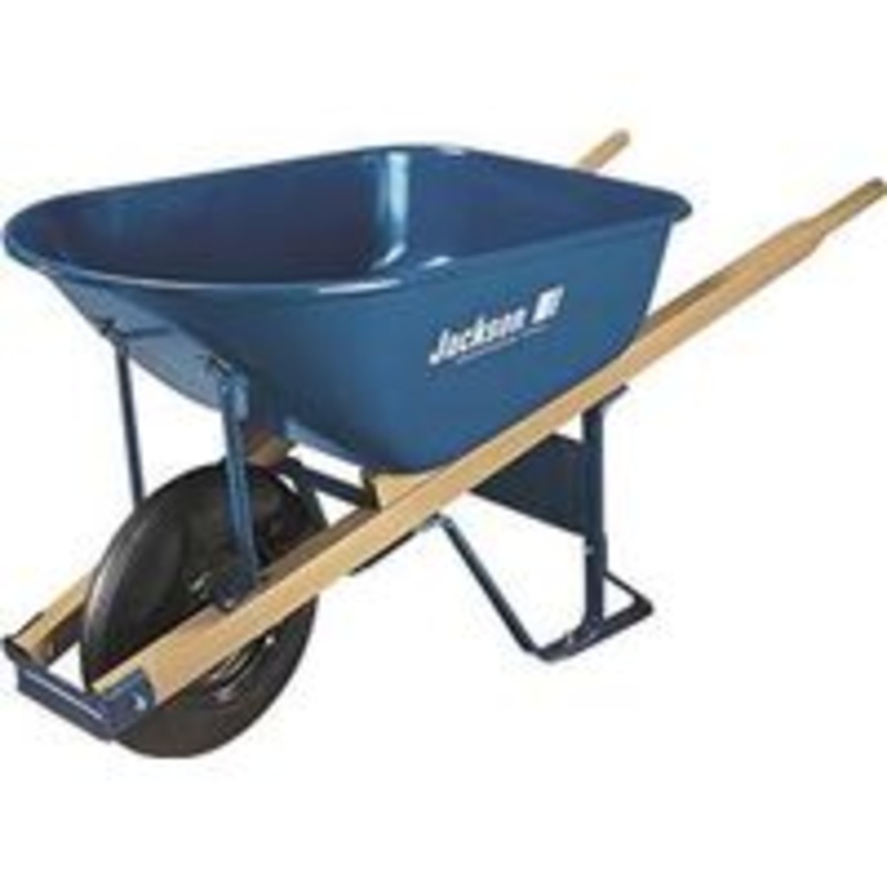 Steel Tray Wheelbarrow 6′