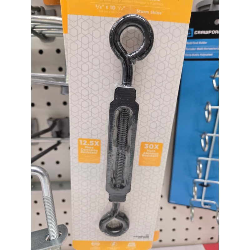 Turnbuckle E/E Stainless Steel Finish 3/8 x 10
