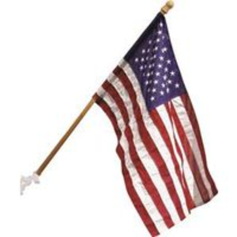 Wood Pole Flag Set – Polyester