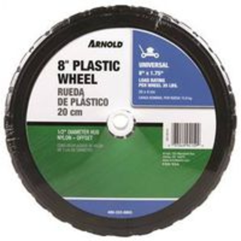 8 x 1.75 Plastic Wheel (1.3 lbs)