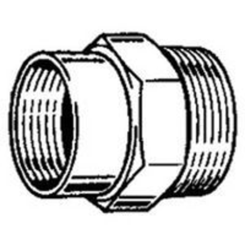 1/2 x 3/4 Metal Hose Fitting