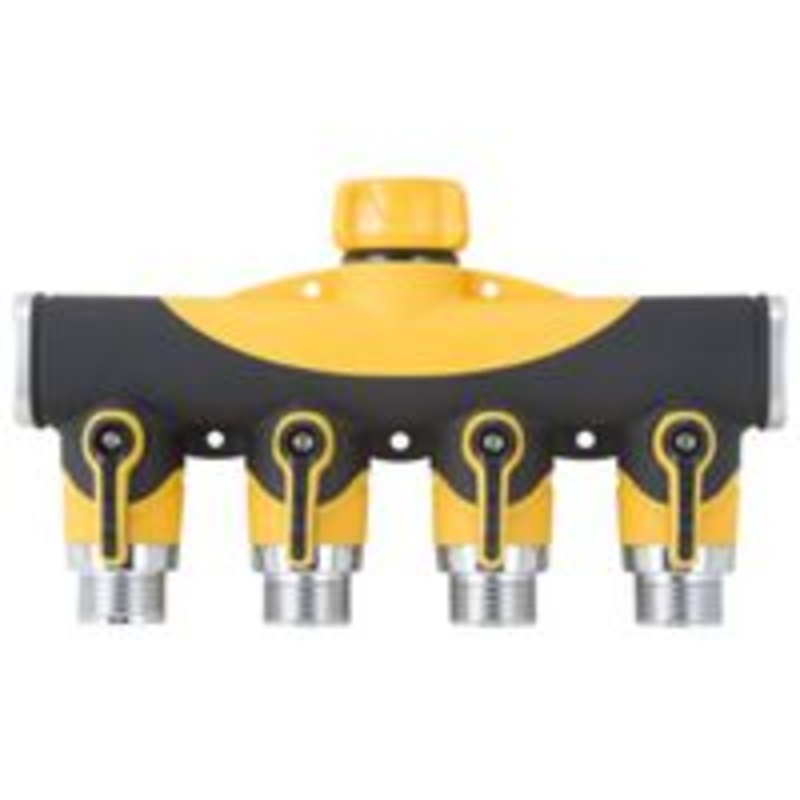 Faucet Manifold with 4 Outlets