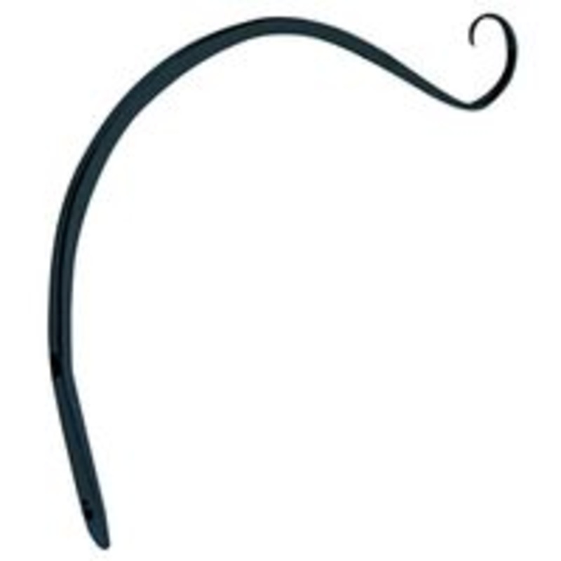 Forged Black Plant Hook – 9