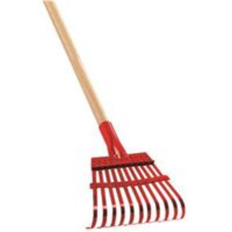 Rake Shrub Steel 11-Tine 8-Inch Long Handle
