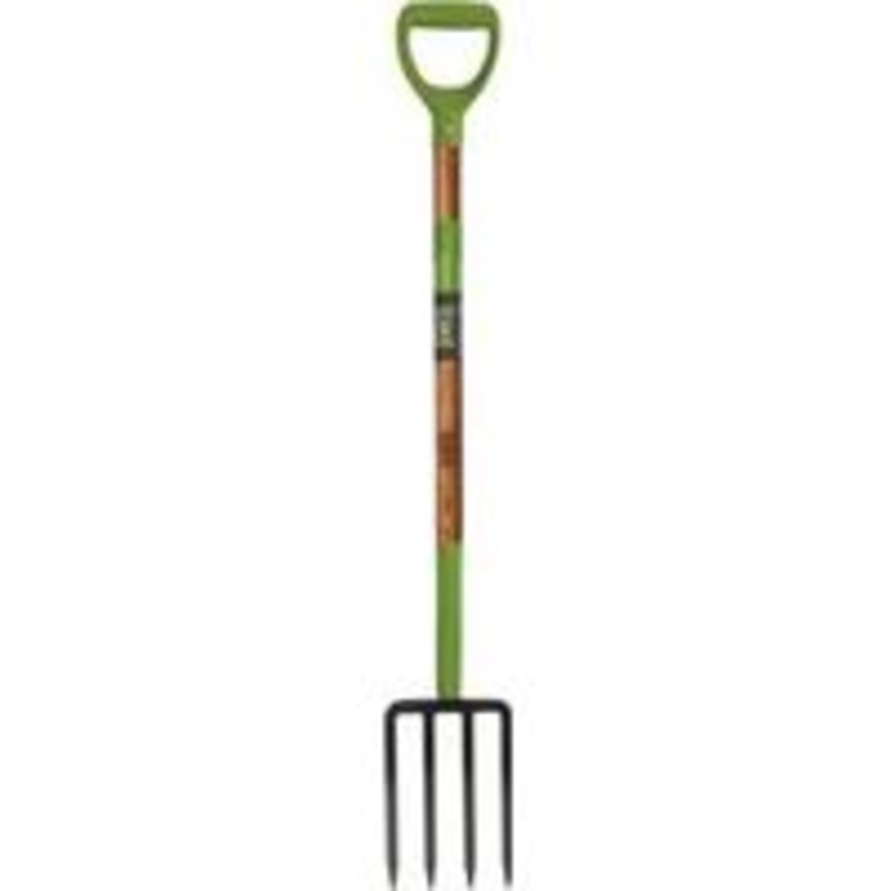 4-Tine Garden Fork with Long Handle