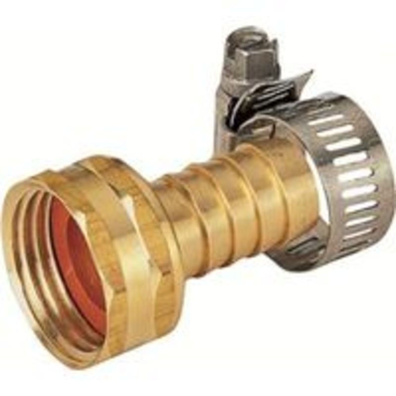5/8 Female Brass Hose End Repair Fitting