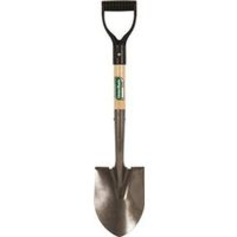 Mini Round Point Shovel – Long Handle Garden Tool