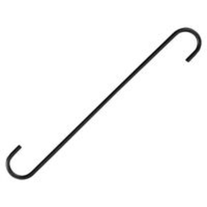 S-Hook Extender, Black, 12 Inch