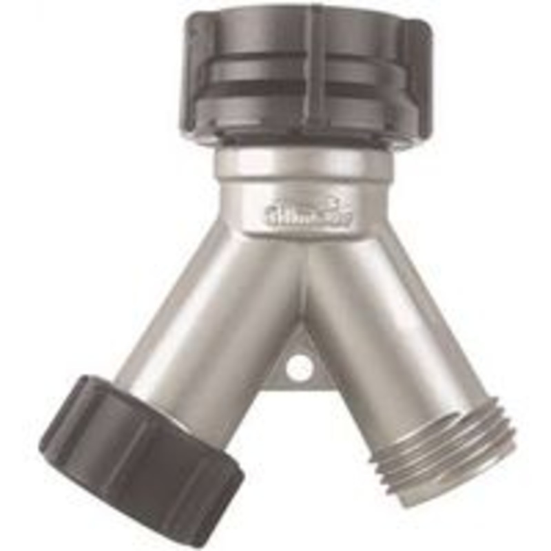 Zinc 2-Way Y Connector for Watering