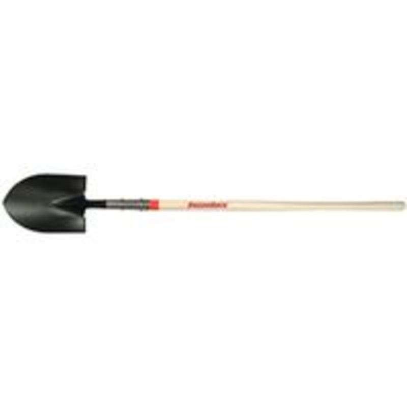 Round Point Shovel with Wooden Handle
