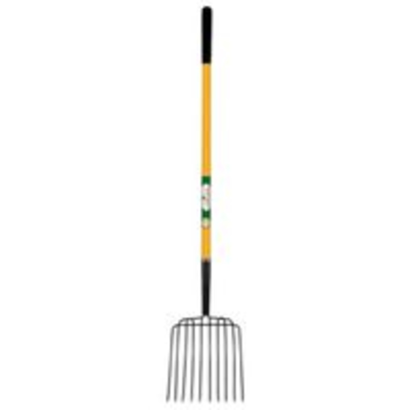 10-Tine Fork with Fiberglass Handle