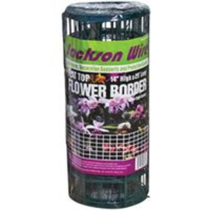 14 x 25 Green Flower Garden Fence