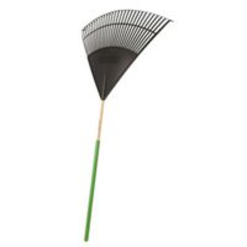 30-Tine Lawn and Leaf Rake with Long Handle