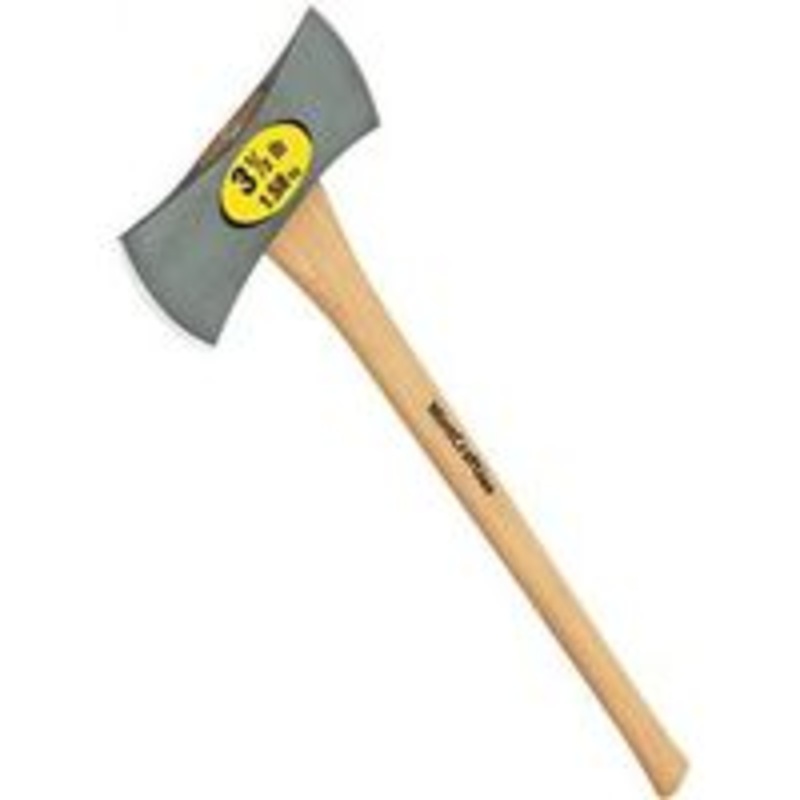 Axe Double Bit 3.5 lb Wood Handle