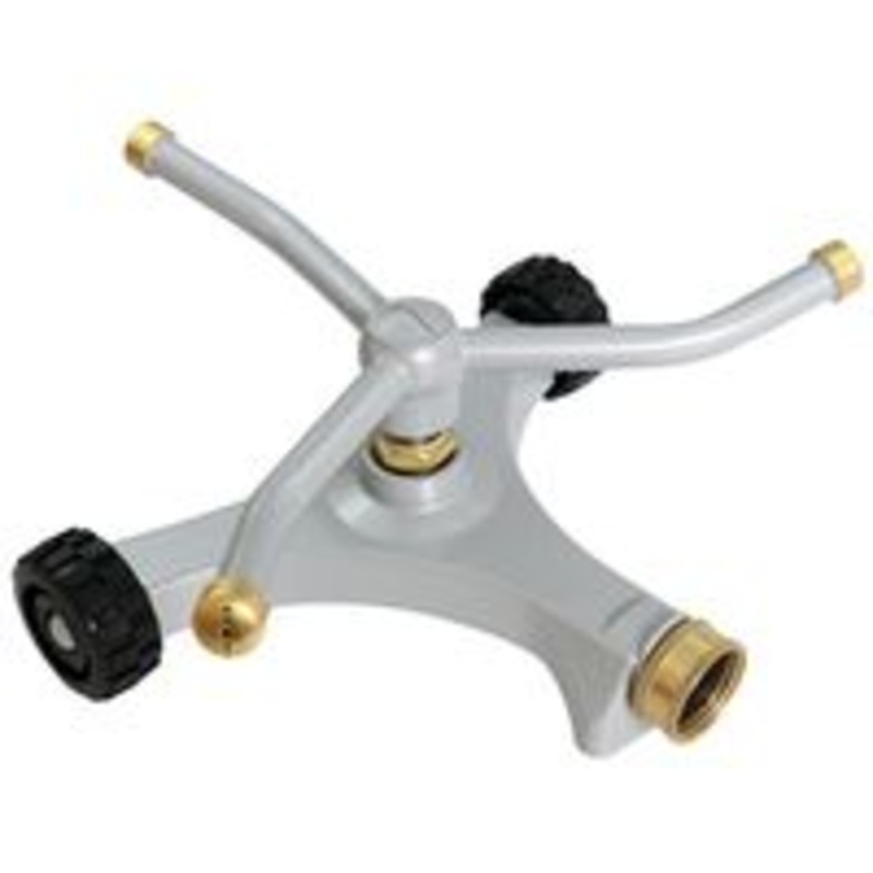 Metal Swivel Sprinkler for Lawn and Garden Watering