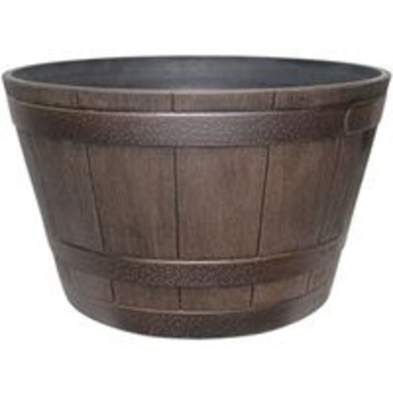 PLNTR Whiskey Barrel Planter – Kentucky Walnut 1