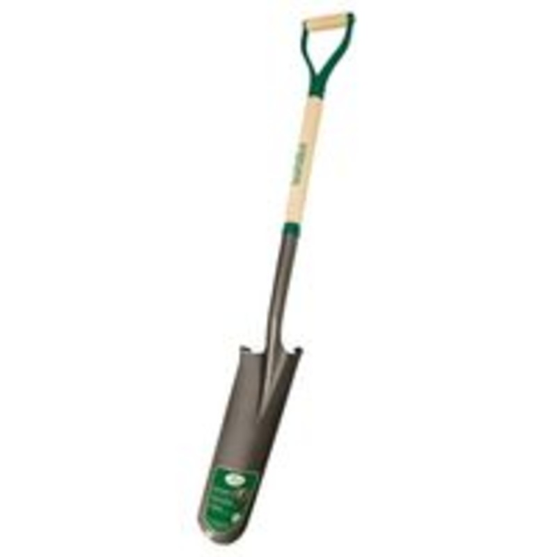 Wood Handle Drain Spade