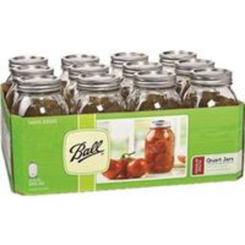 12-Pack Quart Mason Jars (11 lbs)