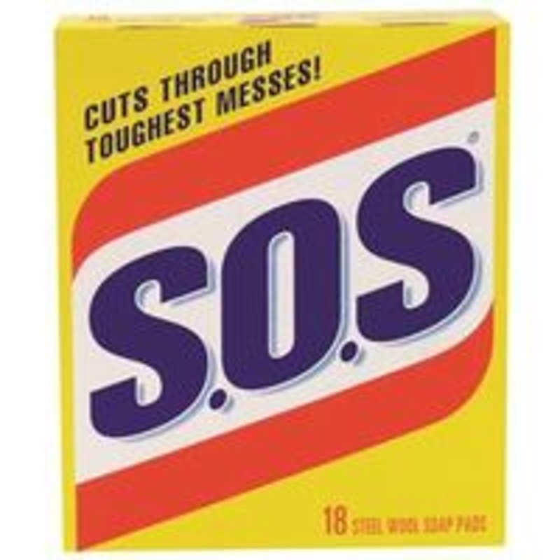 18 Count SOS Wool Soap Pads