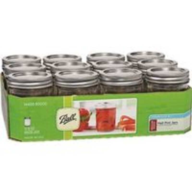 Ball 12-Pack 1/2 Pint Mason Jars (5.5 lbs)