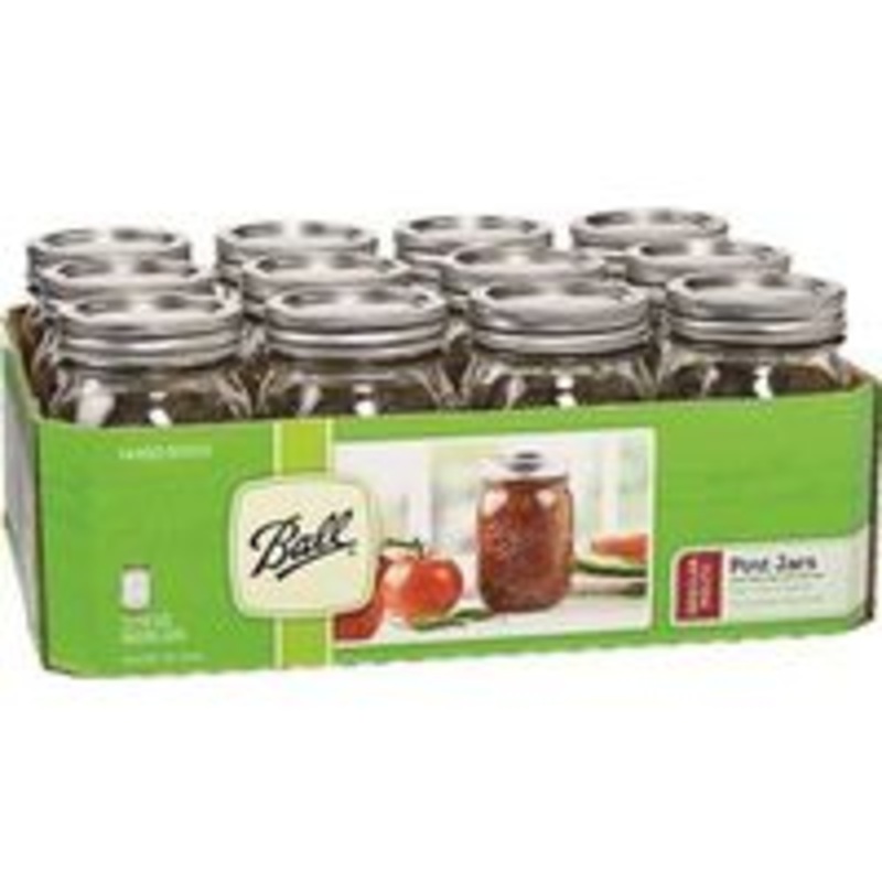 Ball 12-Pack Pint Mason Jars (7.5 lbs)