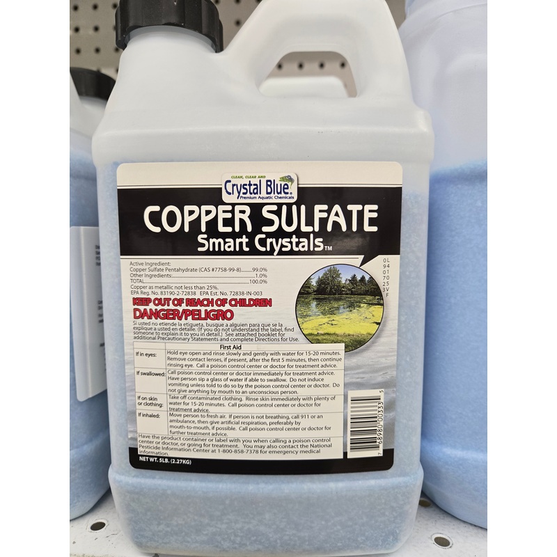 Copper Sulfate, 5 lbs – Herbicide for Lawn and Garden