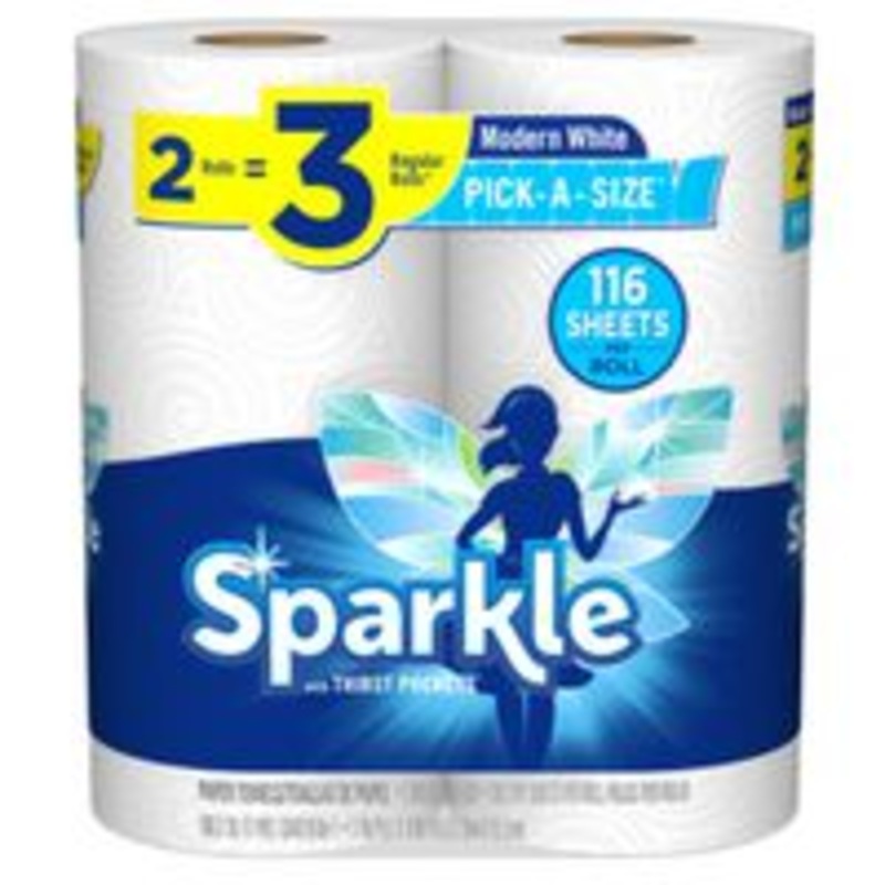 Sparkle 2 Giant White Paper Towels