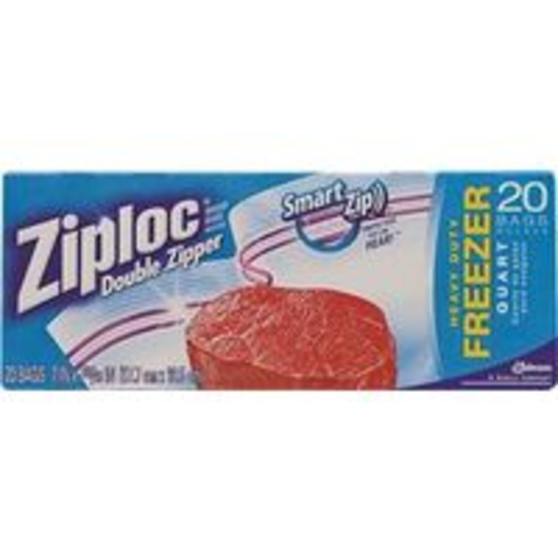Ziploc Freezer Bags, 1 Quart Size