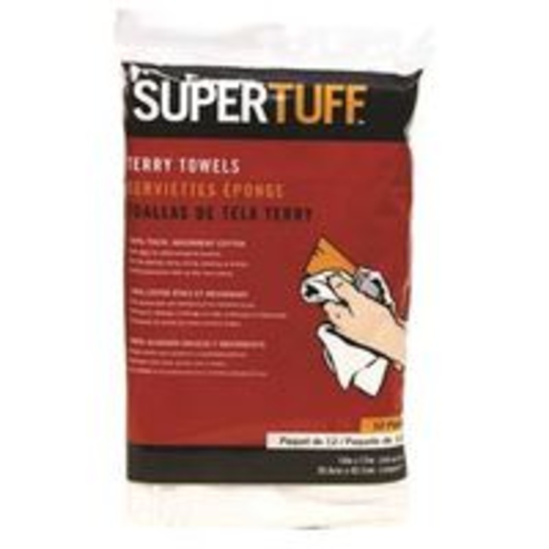 12-Pack 14 x 17 Terry Towels (1.4 lbs)