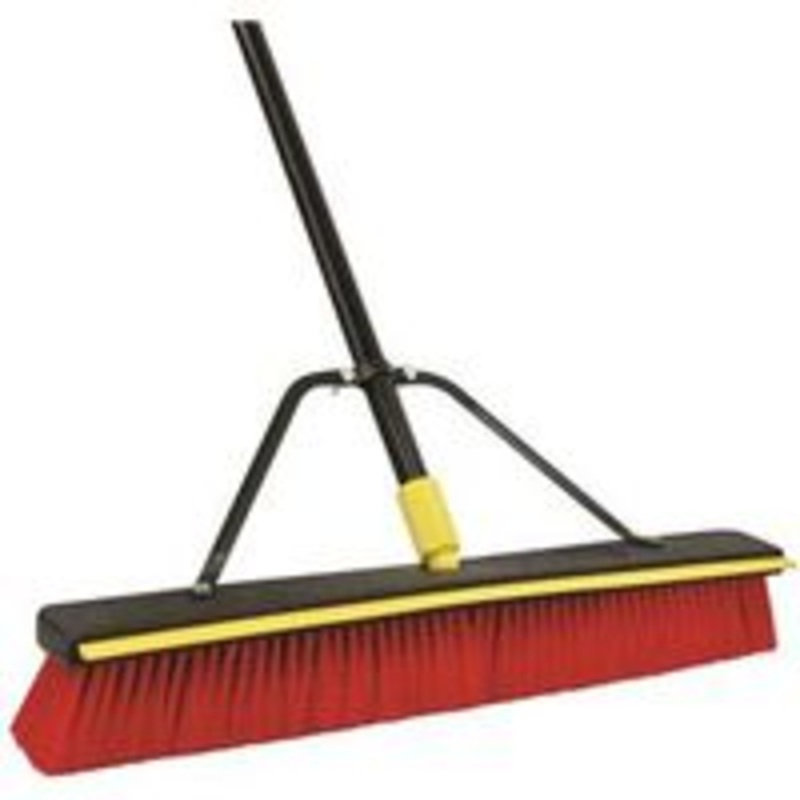2-in-1 Push Broom with Squeegee