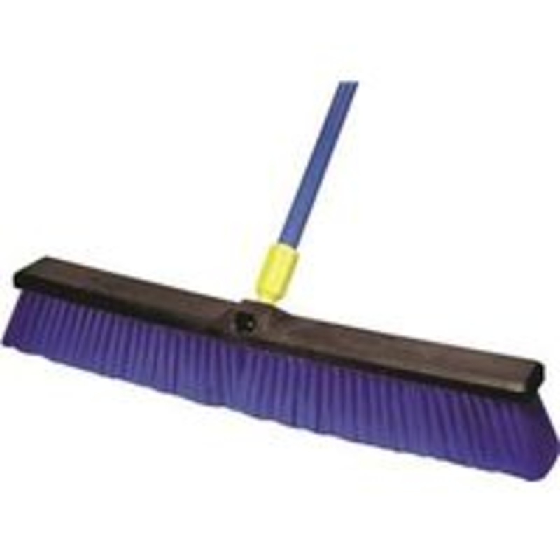 24 Stiff Poly Push Broom (3 lbs)