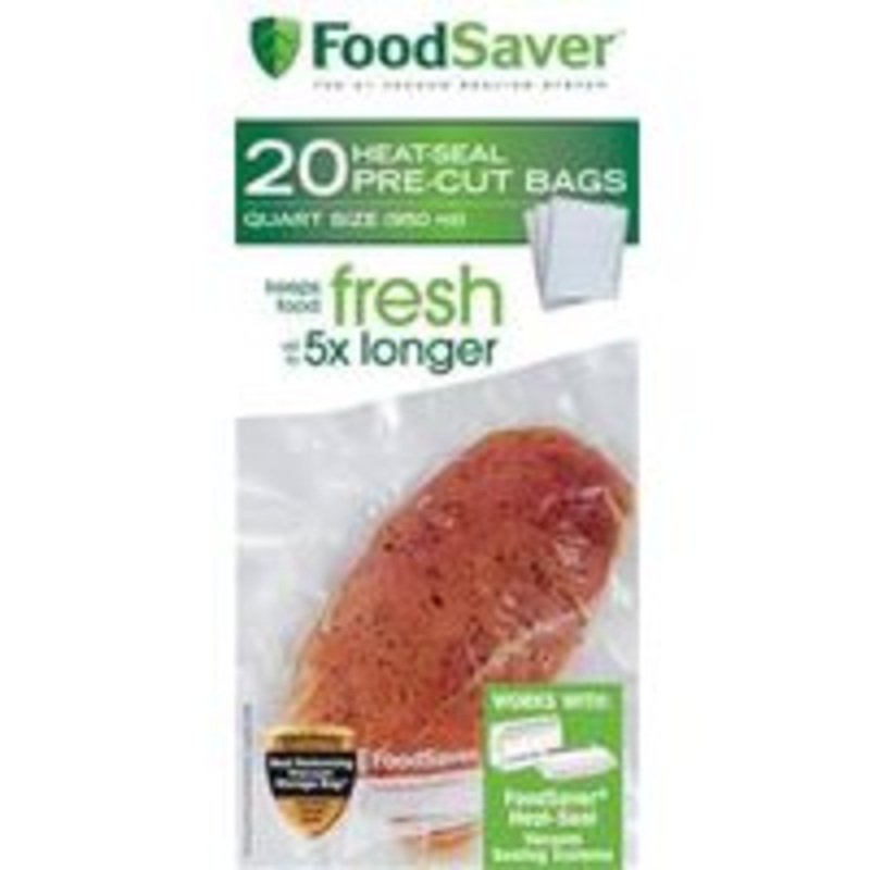 Heat Seal Bags, Quart Size, 8 x 11 Inches