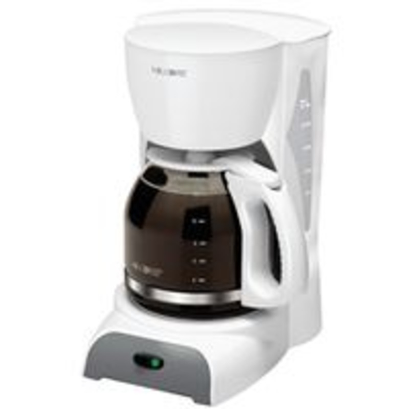 White 12-Cup Coffee Maker