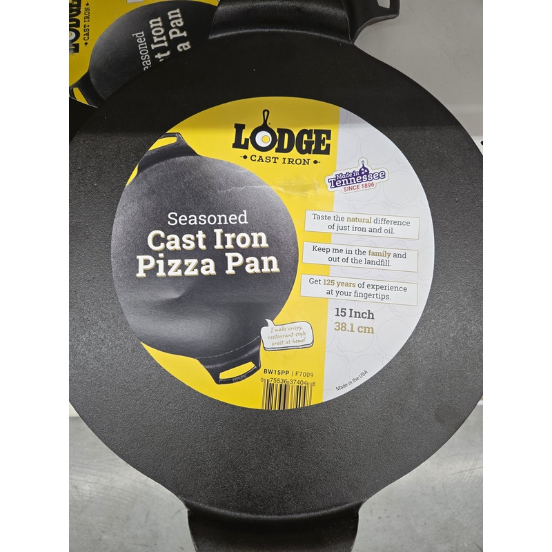 15-Inch Cast Iron Pan Pizza Cooker