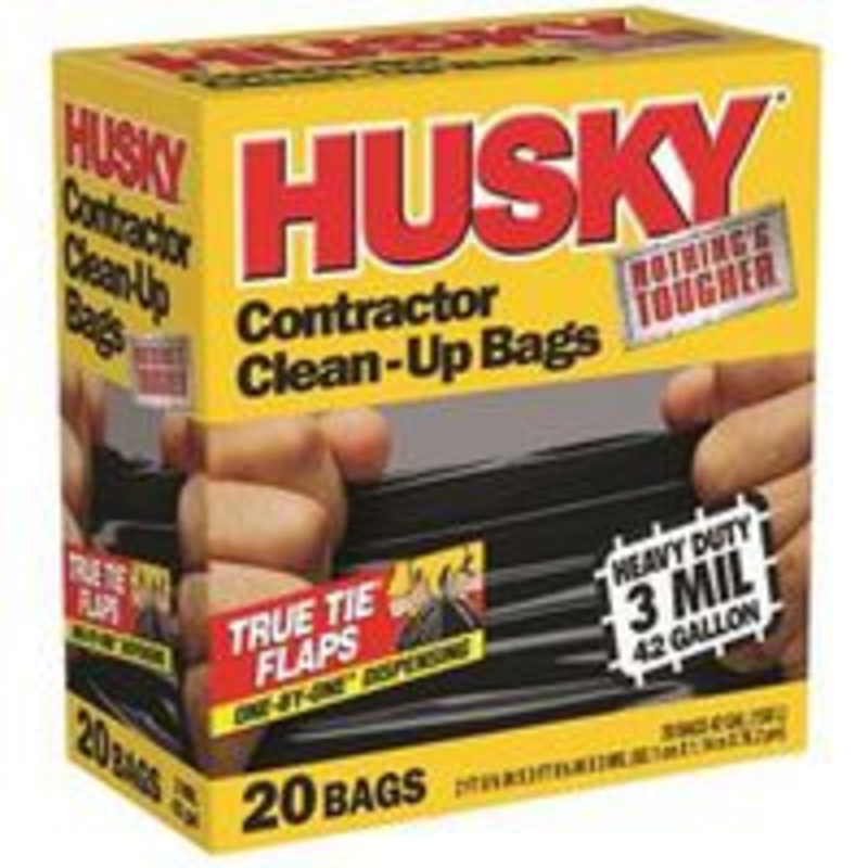 20 Count 42 Gallon Contractor Bags (6.35 lbs)