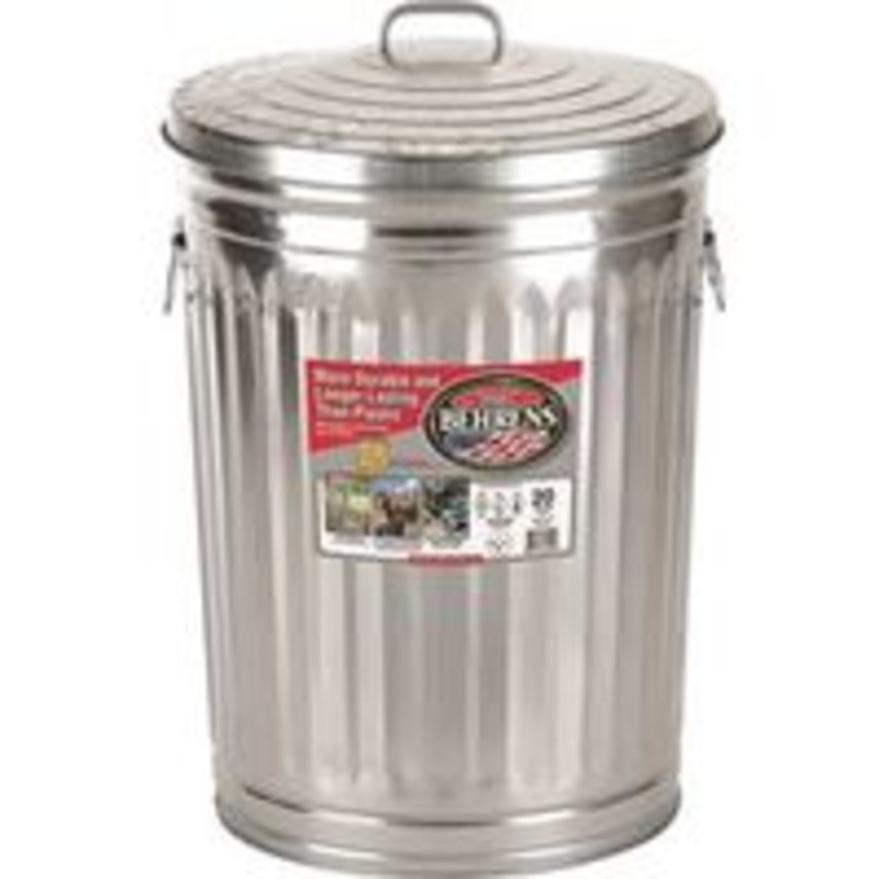 20-Gallon Stainless Steel Trash Can (7.33 lbs)