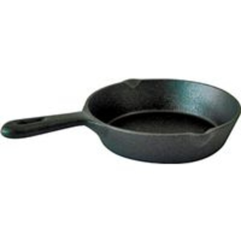 6.5-Inch Cast Iron Skillet (2.2 lbs)